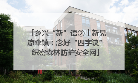 乡兴“新”语②丨新晃凉伞镇：念好“四字诀” 织密森林防护安全网